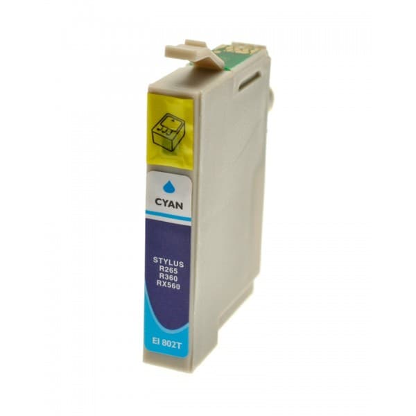 Epson Cartuccia Compatibile 7ML T0802 Ciano T080240