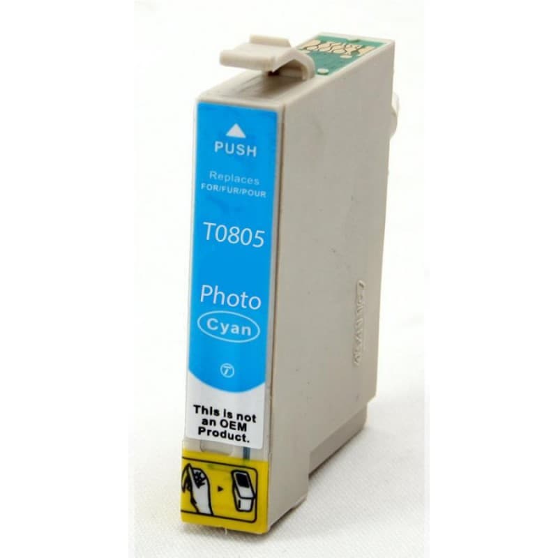 Epson Cartuccia Compatibile 7ML T0805 Ciano Fotografico T080540