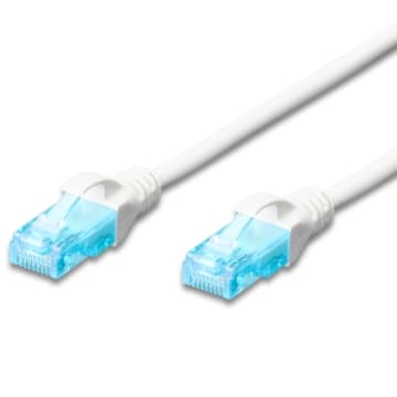 Ewent CAVO DI RETE U/UTP Patch CORD 5MT CAT 5e Color Bianco EW-5U-050W IM1177 - Immagine 1