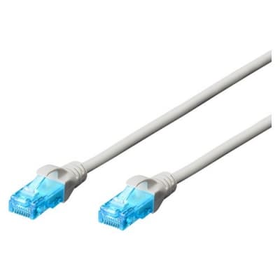 Ewent CAVO DI RETE U/UTP Patch CORD 1MT CAT 6 Color Grigio EW-6U-010 IM1006 - Immagine 1