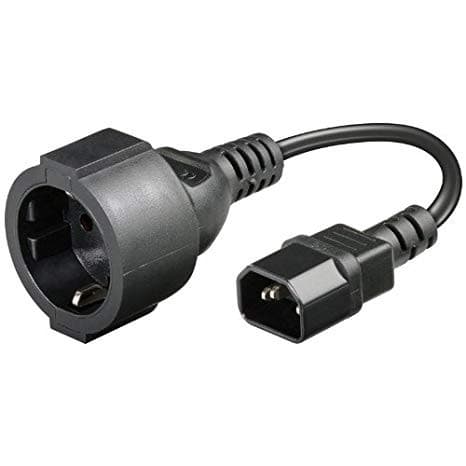 Ewent CAVO Adattatore IEC Presa Schuko Femmina CC-190300-001-N-B - Immagine 1