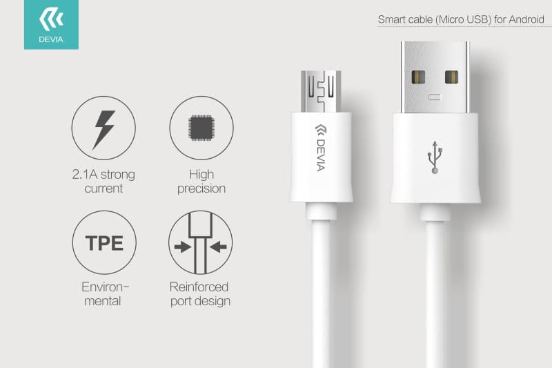 Devia CAVO Smart Micro USB PER Android DESCAN364W