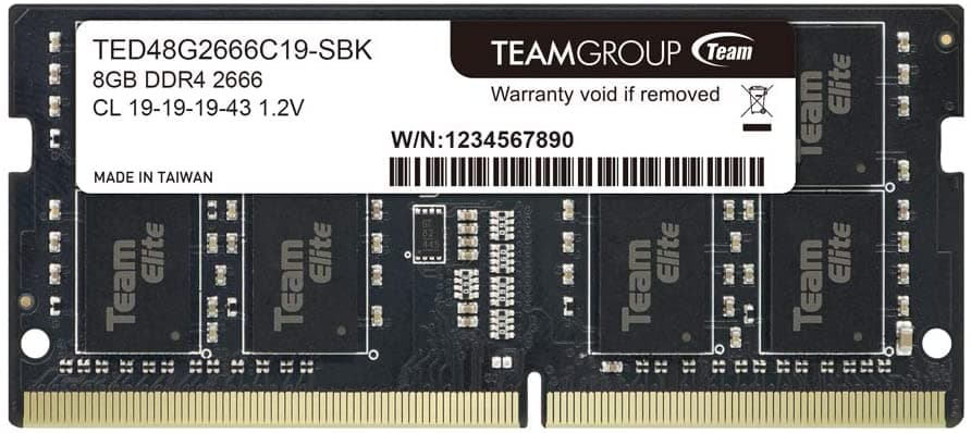 TEAM Group Elite RAM SO-DDR4 8GB 2666MHZ TED48G2666C19-S01 - Immagine 1