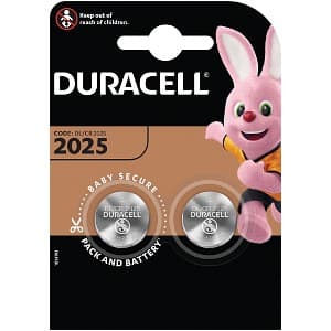 Duracell Batteria A Bottone 3V 2025 2 PZ DL2025B2