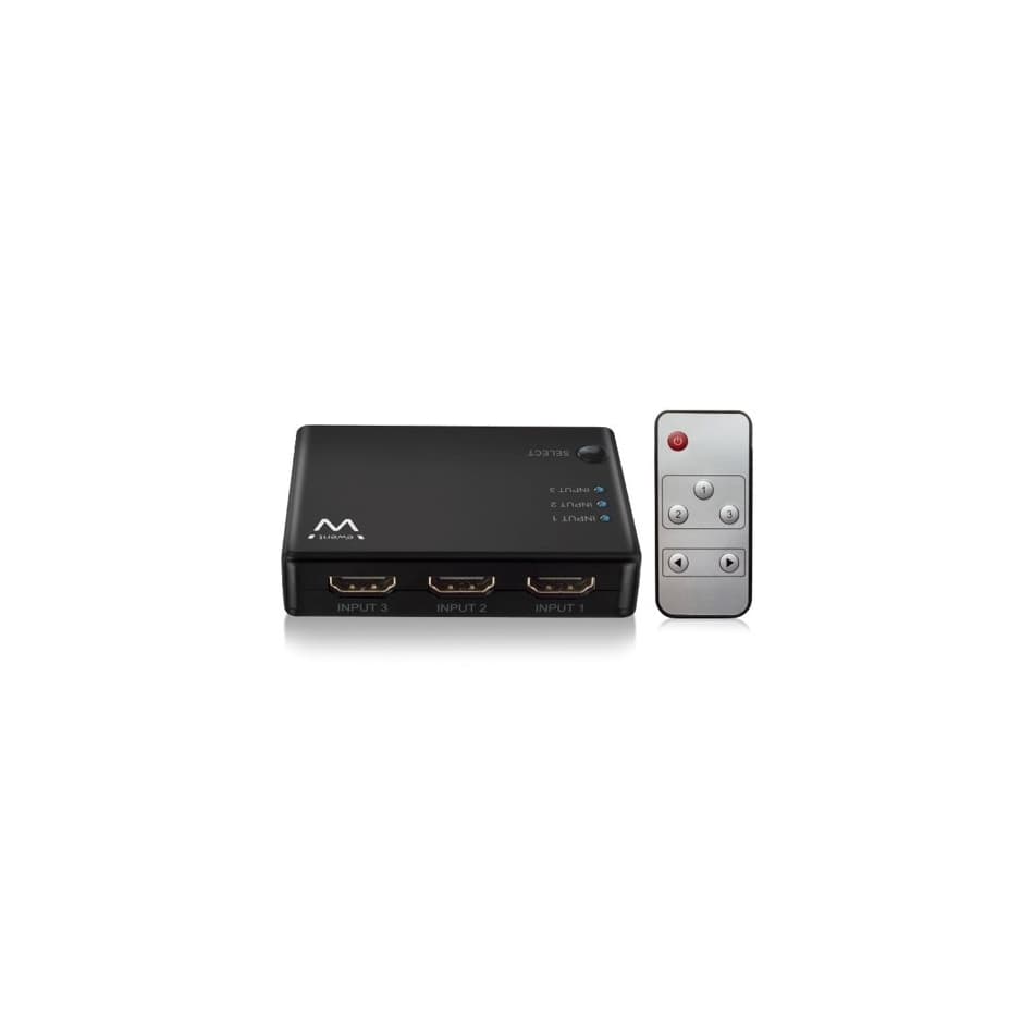 Ewent Switch HDMI 4K 3 Ingressi EW3730