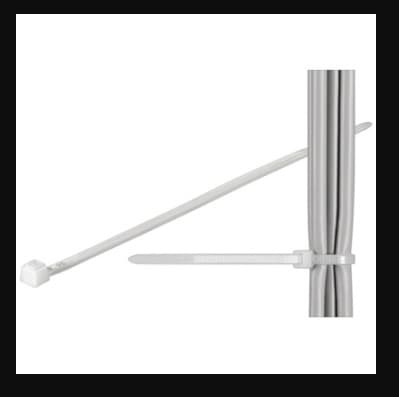Ewent Fascette Fermacavo 200x2.5 MM 100CS Trasparenti CP-ACC-0002 - Immagine 1