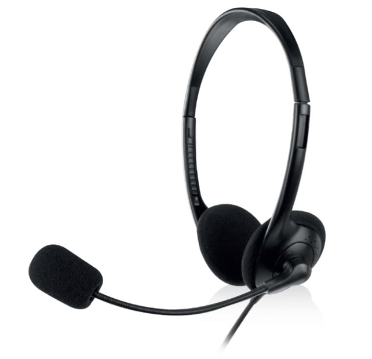 Ewent Cuffie Stereo CON Microfono E Controllo Volume EW3563 - Immagine 1