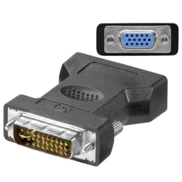 Ewent Adattatore DVI-I/M A VGA/F EC1250 - Immagine 1