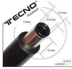 Tecno Alimentatore Compatibile HP 90W 19V-4,74A 7,4*5,0 MM TC-7010