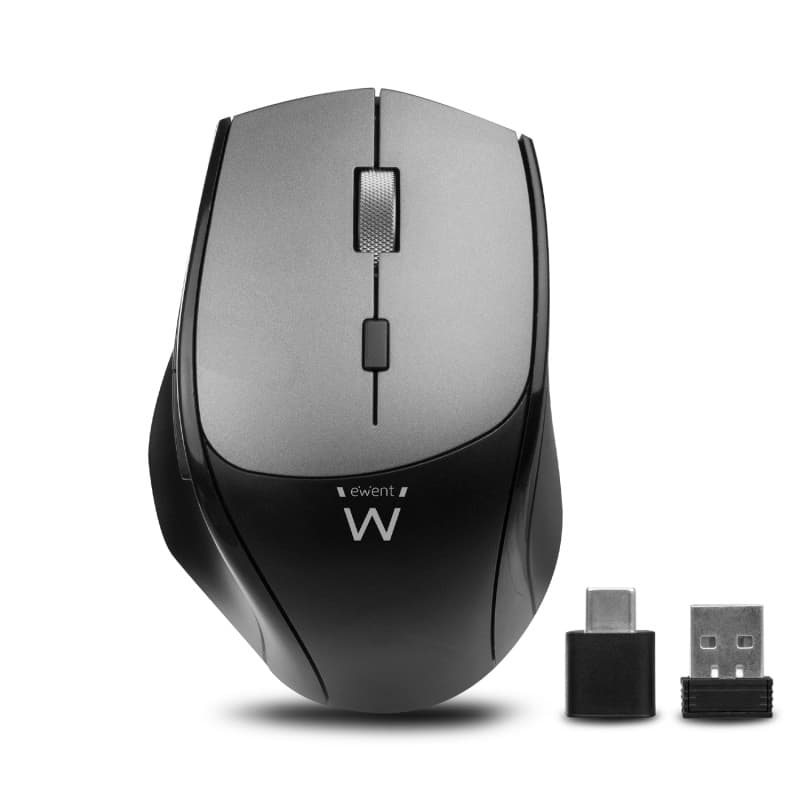 Ewent Mouse Ottico Wireless 2400DPI Doppio Ricevitore EW3245 - Immagine 1