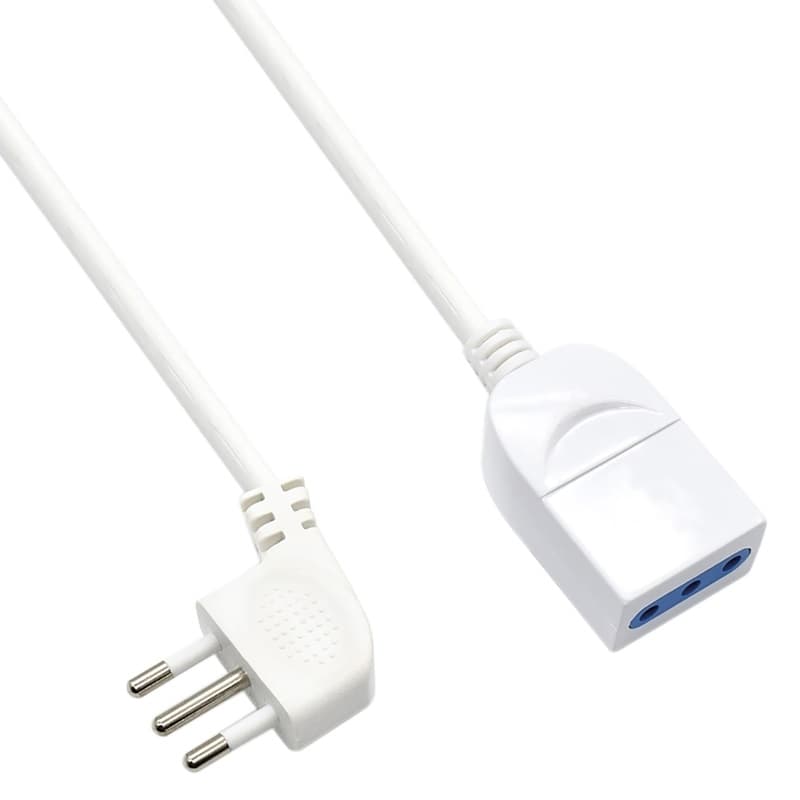 Ewent Prolunga Elettrica 5 MT Presa Italiana 10A Bianca EW3802 - Immagine 1