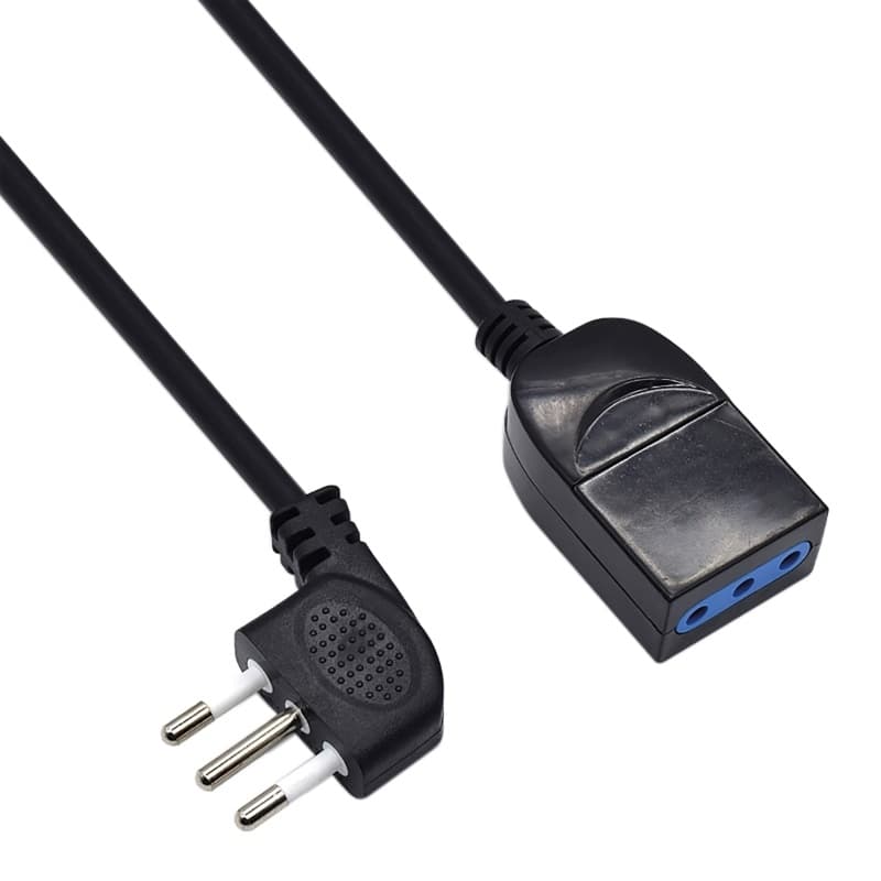 Ewent Prolunga Elettrica 5 MT Presa Italiana 10A NERA EW3803 - Immagine 1