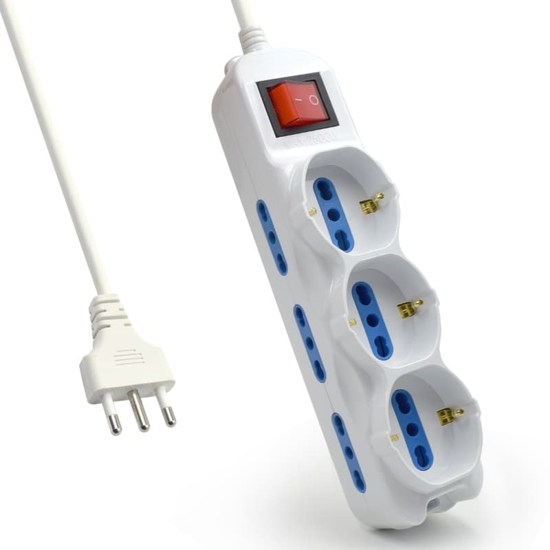 Ewent Multipresa 9 Posti CON Spina Italiana 16A EW3928 - Immagine 1