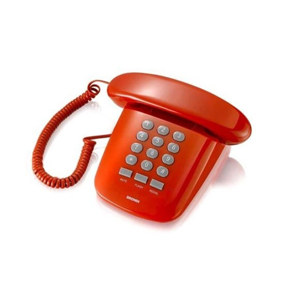 Brondi Telefono Fisso Sirio Rosso Ferrari