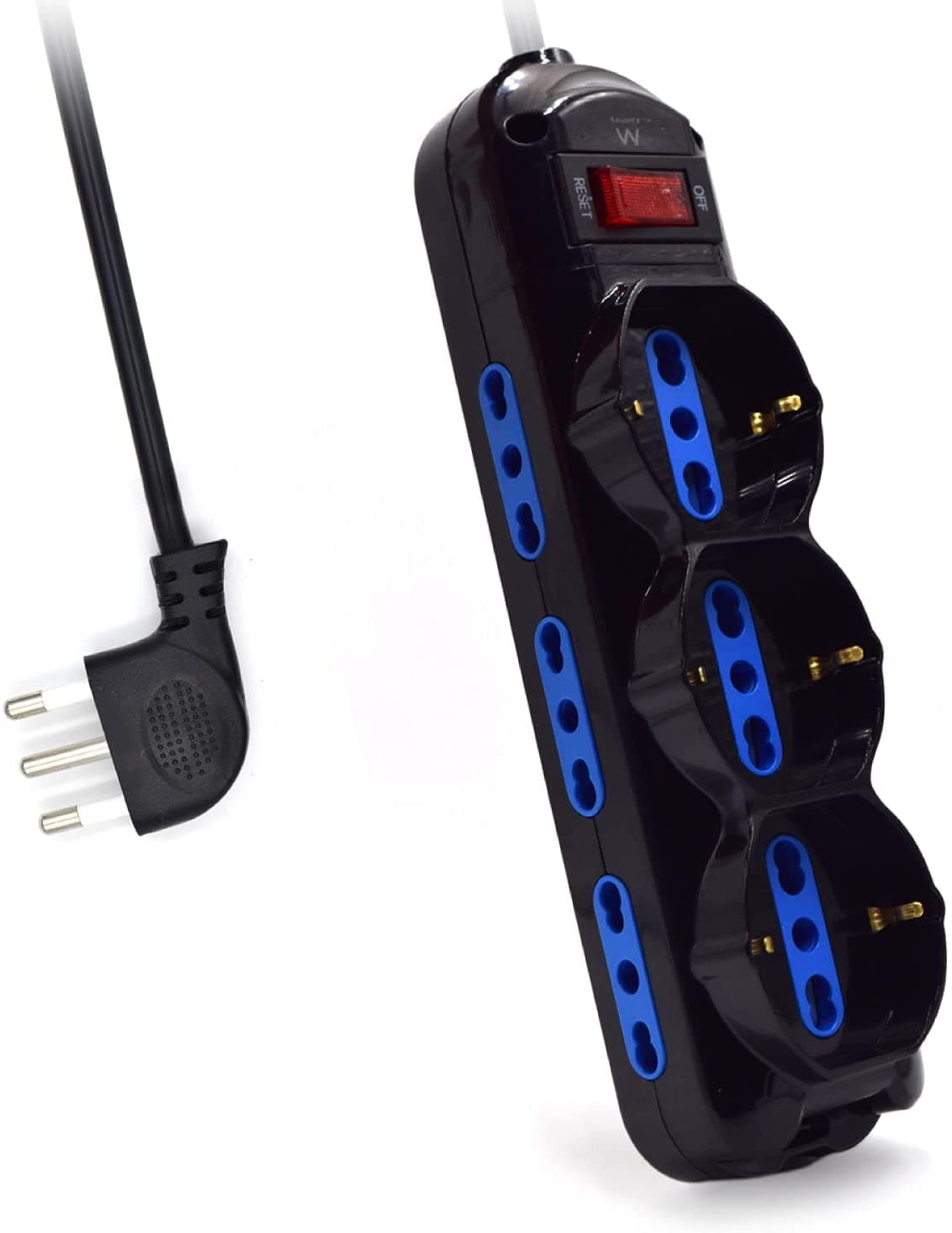 Ewent Multipresa 9 Posti CON Spina Italiana 10A Salvaspazio EW3960 - Immagine 1