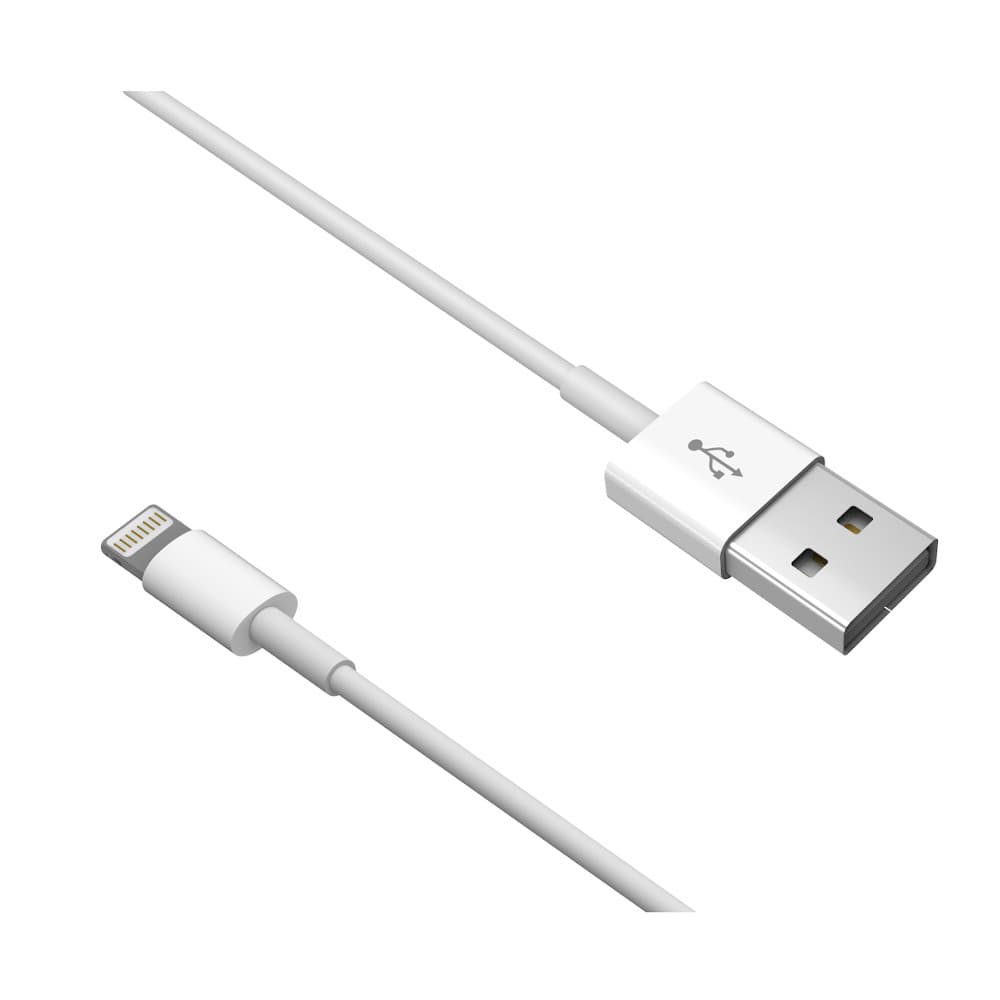 Devia CAVO Lightning Apple 5V 2.1A Bianco BULK DECBOXL594