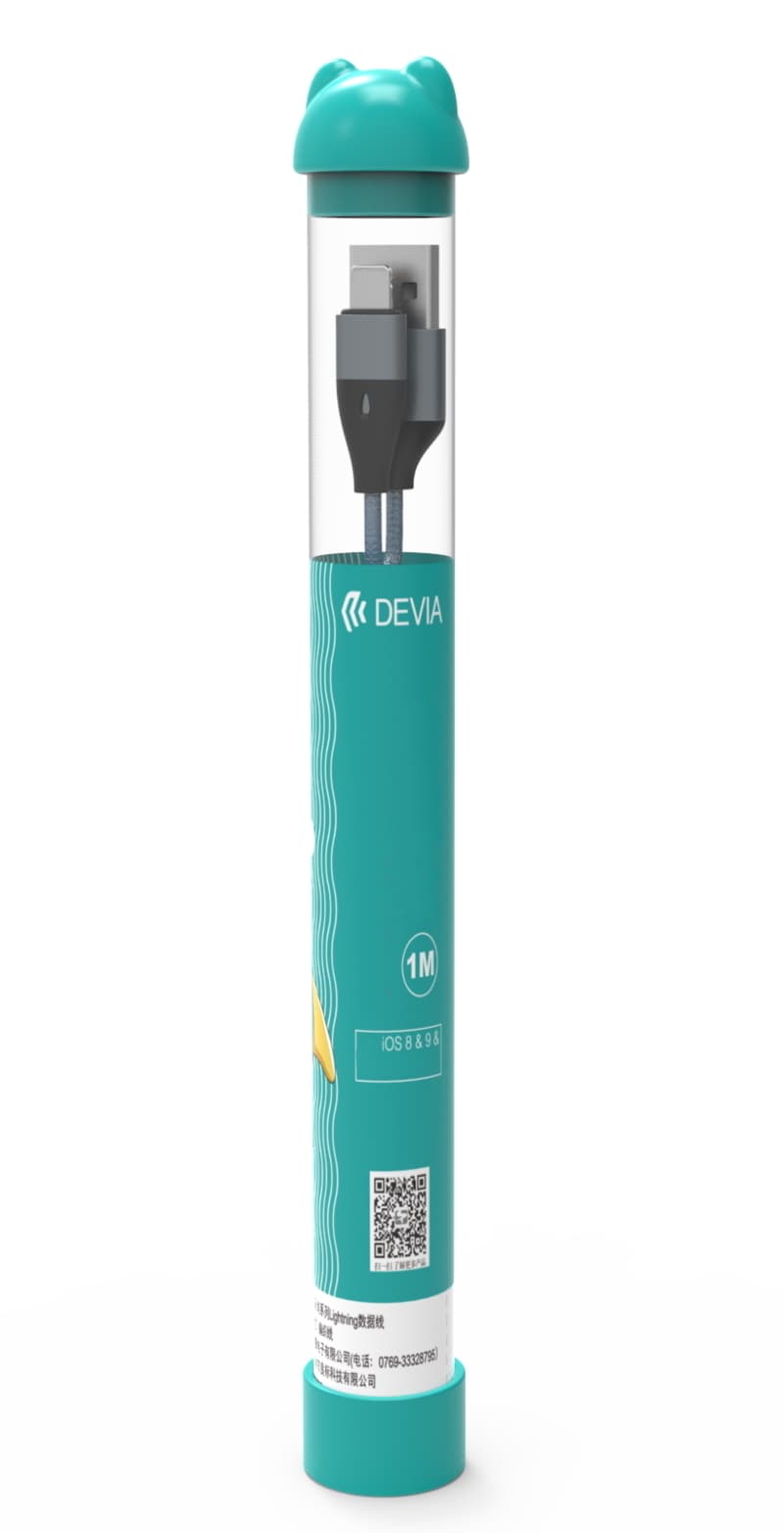 Devia CAVO Bubble FISH USB TYPE-C 1MT IN Nylon DETANC434