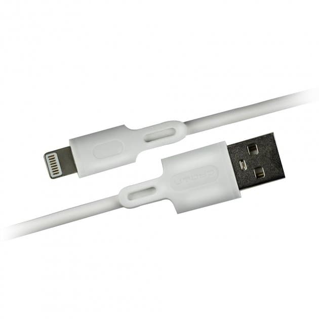 Crown CAVO USB Lightning DATI E Ricarica 1MT 2A Bianco CMCU-003L