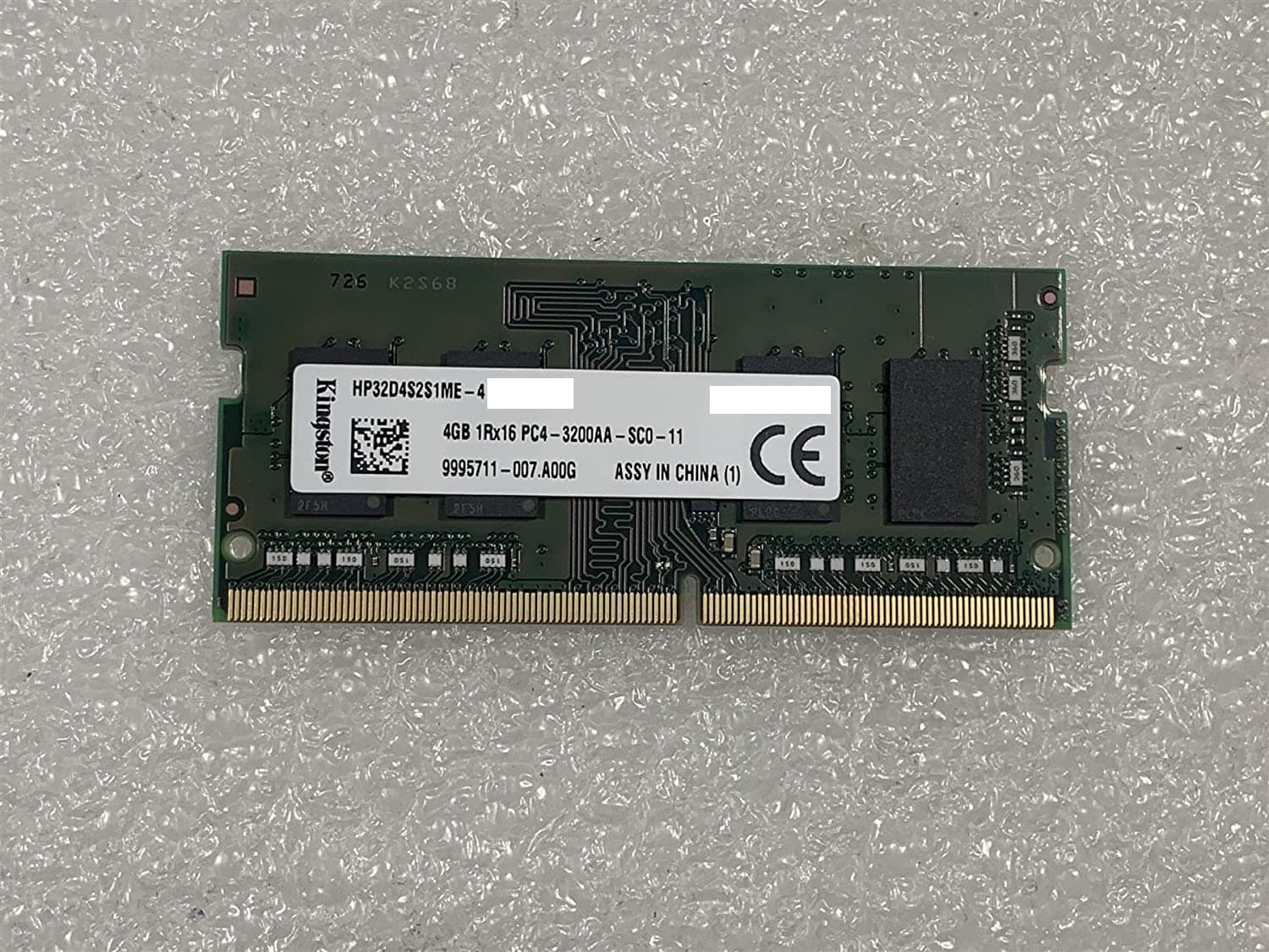 Kingston RAM 4GB SO-DDR4 3200MHz RAM PC4-25600 HP32D4S2S1ME-4 OEM BULK - Immagine 1