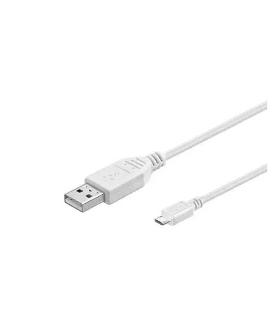 Devia CAVO Micro USB 5V 2.1A Bianco BULK DECBOXM303