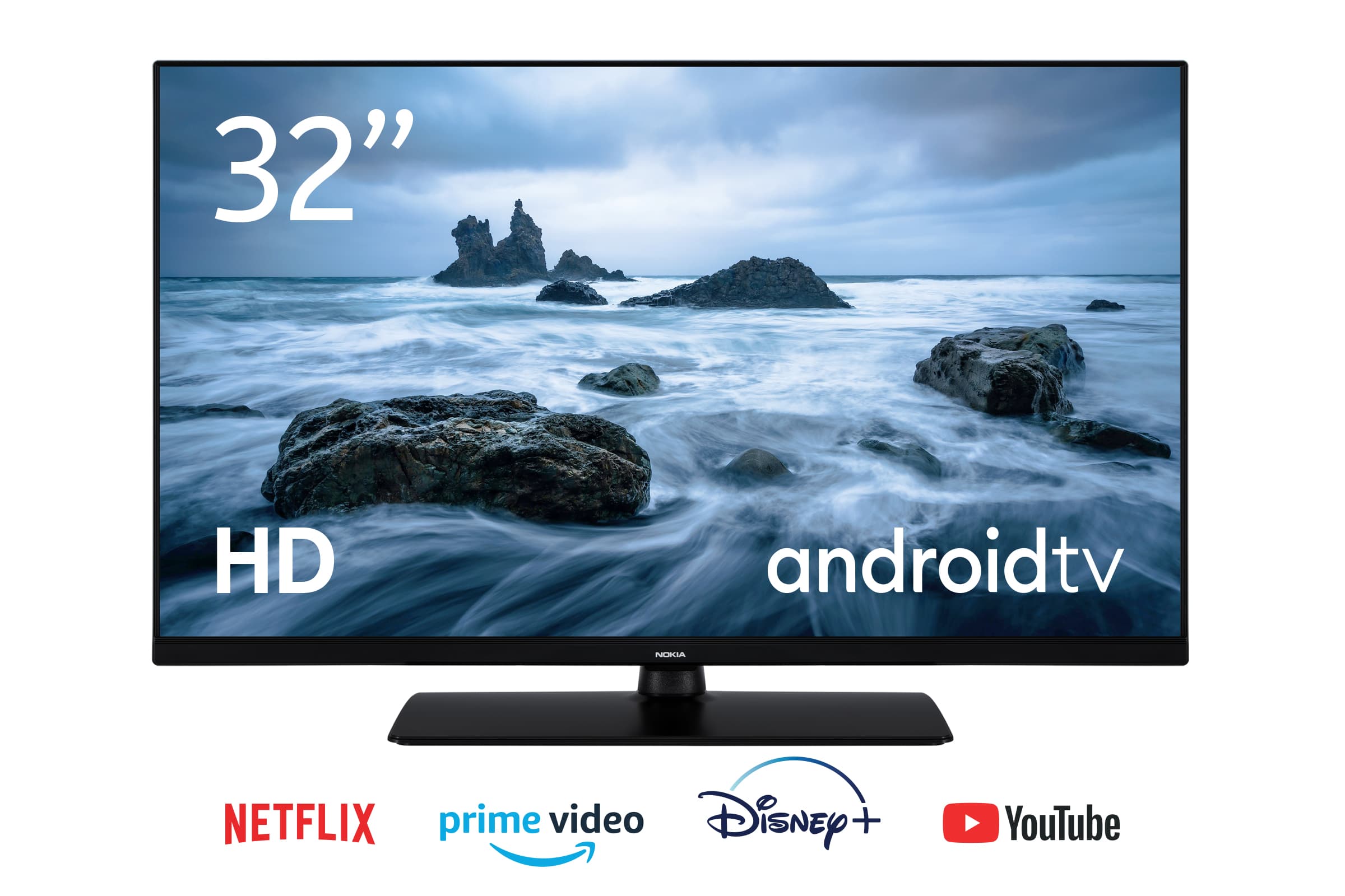 Nokia TV LED 32" HD Ready Smart TV Android WIFI HNE32GV210 - Immagine 1