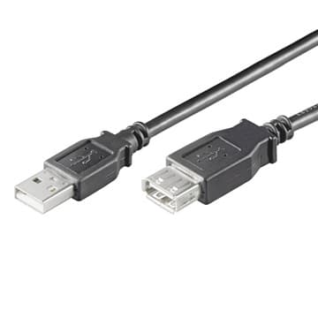 Ewent CAVO Prolunga USB 2.0 A/A M/F 3 MT NERO EC1013