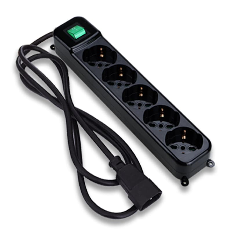 Tecnoware Multipresa Power Cleaner 5 Uscite TIPO SCHUKO/ITALIA Attacco IEC FMP5IECIG - Immagine 1