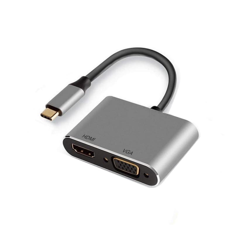 Ewent Adattatore USB TYPE-C A HDMI & VGA 0.15 mm EW9700 - Immagine 1