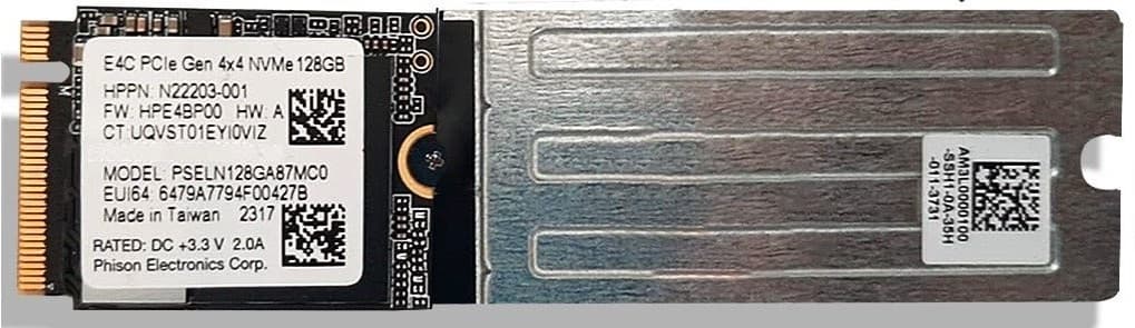 Phison Solid State Drive SSD 128GB M.2 2230 NVMe PCIe Gen 4x4 PSELN128GA87MC0 OEM BULK - Immagine 1