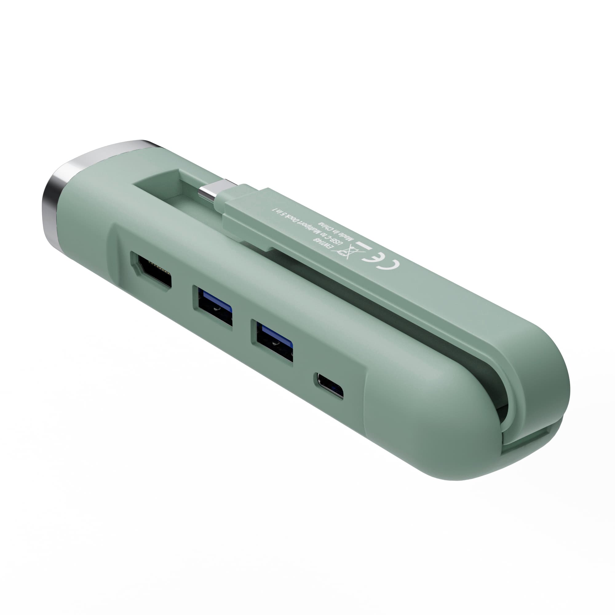 Ewent HUB USB-C Multiporte DOCK 5 IN 1 EW1148 - Immagine 1