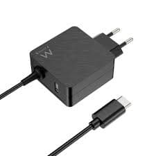 Ewent Caricatore DA RETE Elettrica USB TYPE-C CON USB-A Aggiuntiva 45W EW3979