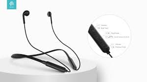 Devia Auricolari Sport CON Archetto DUAL Bluetooth 4.2 Black DEBTDE248B