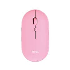 Trust Optical Mouse PUCK PINK 1600DPI Wireless + Bluetooth 24125