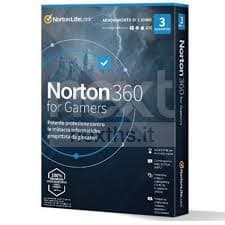 Norton Antivirus 360 FOR Gamers 1 Utente 3 Dispositivi 1 ANNO + 50 GB DI Backup NEL Cloud PER PC 21416227 - Immagine 1