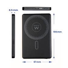 Ewent Power BANK Ultraslim 5000 mAh Magsafe 22.5W EW1160 - Immagine 1