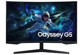 Samsung Monitor Gaming LED 32" Odyssey G5 Curvo QHD 1MS HDMI/DISPLAY-PORT LS32CG552EUXEN