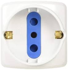 Ewent Adattatore Elettrico 3 Prese CON Spina Italiana 16A WY13010