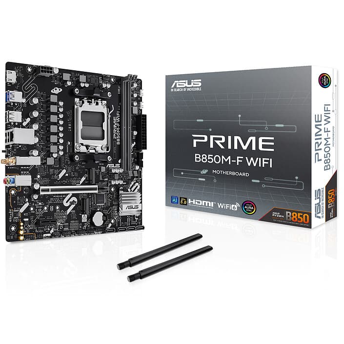 ASUS Scheda Madre Prime B850M-F WIFI 2X SLOT DDR5 HDMI Socket AM5