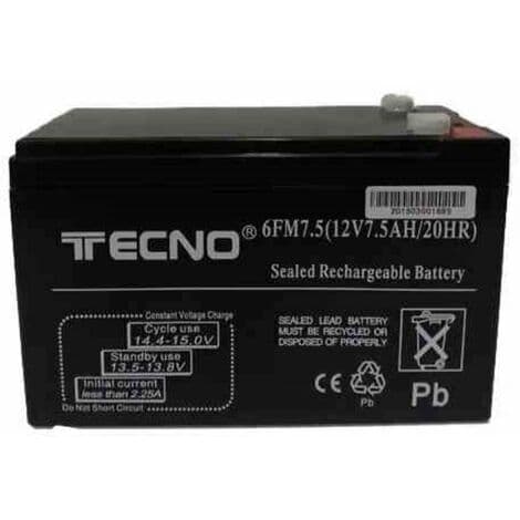 Tecnonew Batteria AL Piombo 12V 4.5AH TN-BC-4.5