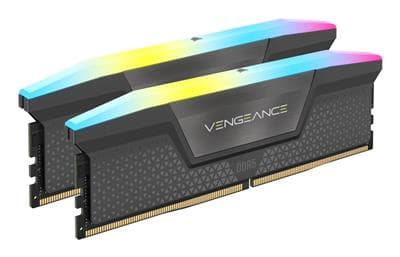 Corsair KIT RAM Vengeance RGB DDR5 16GB (2*8GB) 6000MHZ CMH16GX5M2E6000Z36 - Immagine 1