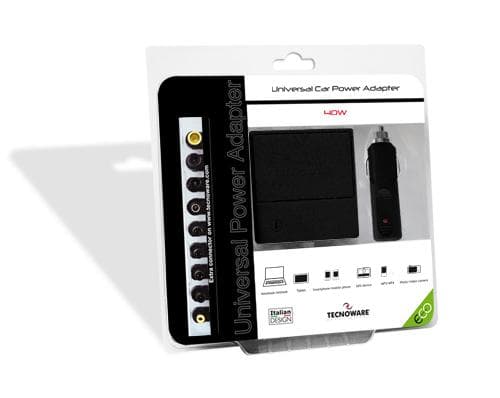 Tecnoware Universal CAR Power Adapter 40W Black FAU16400