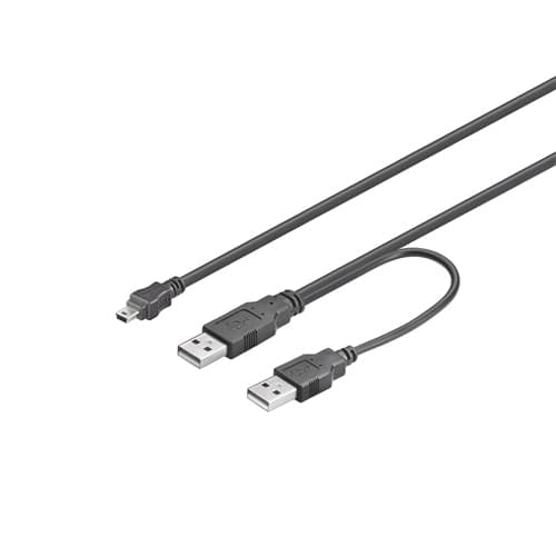 Ewent CAVO USB 2.0 Alimentazione + DATI 0.6M PER BOX 2,5" CC-100403-006-N-P