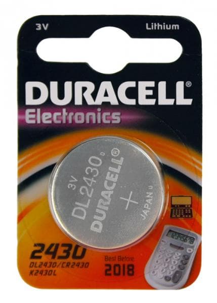 Duracell PLUS Batteria COIN CELL 3V DL2430 CR2430 K2430L
