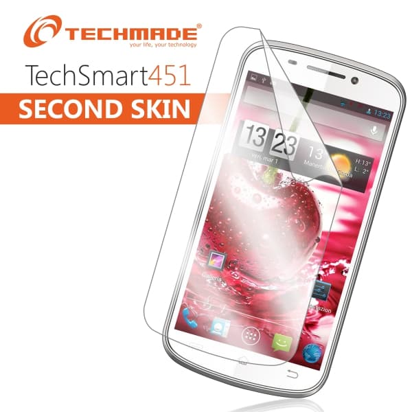 Techmade Pellicola Protettiva PER C451 4,5" Lucida PELL-C451-HC