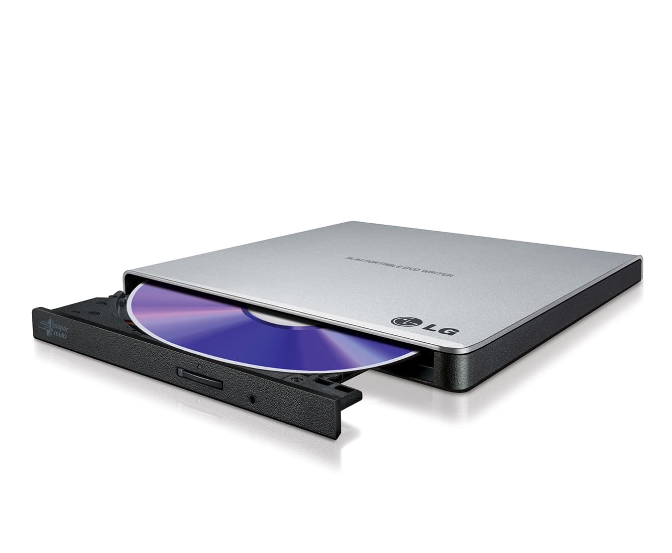 Hitachi LG Masterizzatore DVD Esterno Silver USB 2.0 GP57ES40