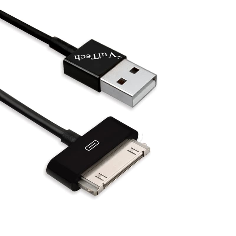 Vultech CAVO DATI E Alimentazione USB PER Iphone 4 1 MT NERO SC10424 - Immagine 1