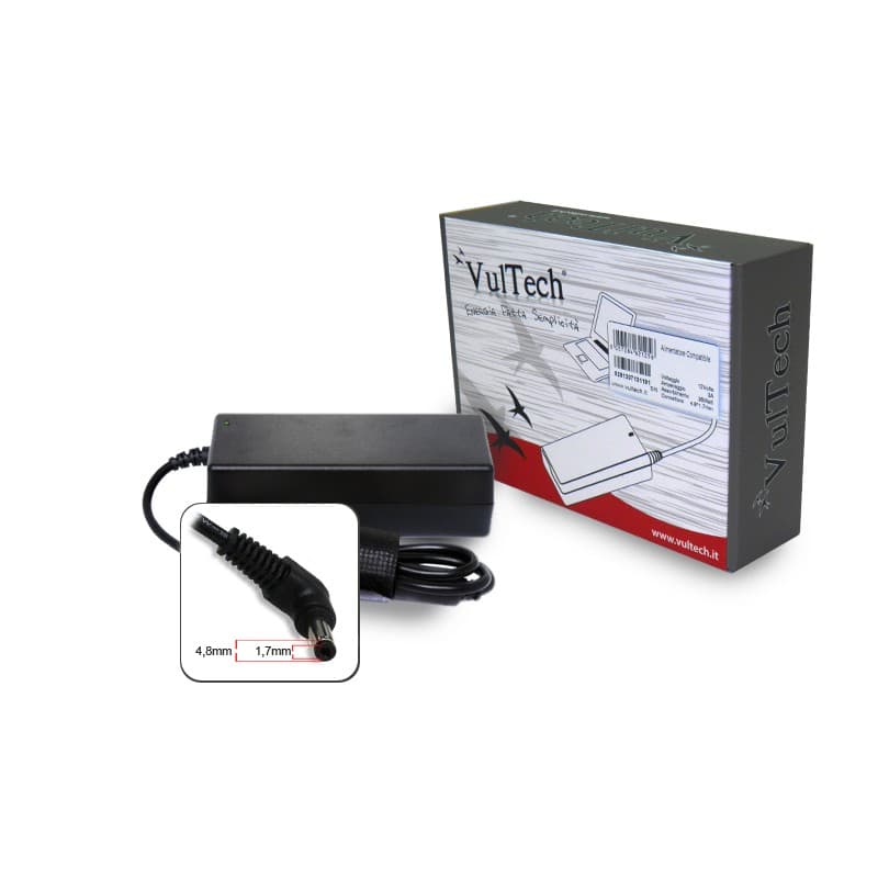Vultech Alimentatore PER ASUS 36W 12V 3A 4,8*1,7 MM AS1230J-312
