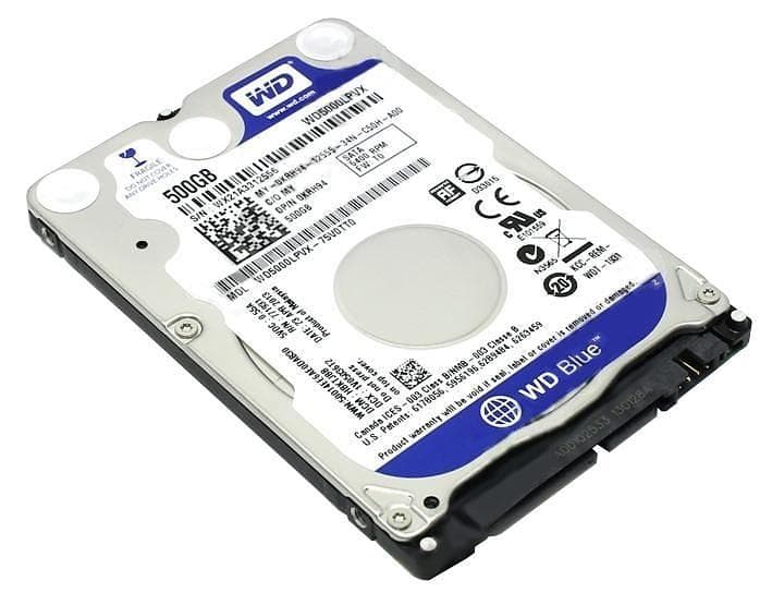 Western Digital HARD DISK 2,5" SATA-6 500GB 5400RPM 8MB WD5000LPCX - Immagine 1