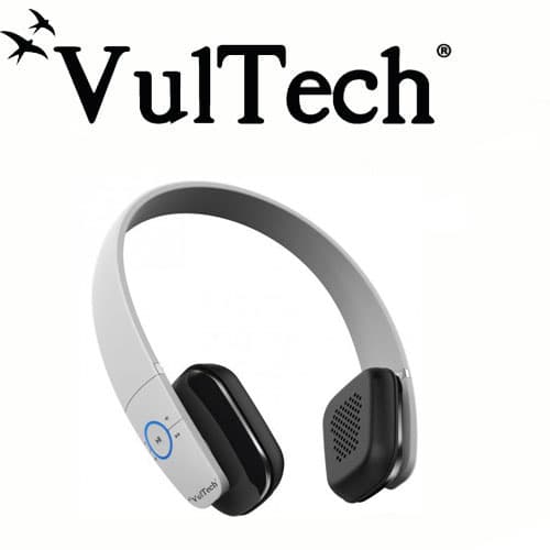 Vultech Cuffie Headset Bluetooth V4.0 Stereo HD-04WBT - Immagine 1