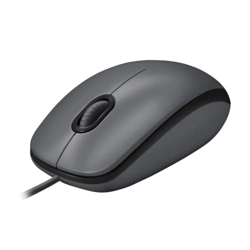 Mouse Logitech M100 USB 1000 Dpi 3 Pulsanti Nero Design Ambidestro 910-006652